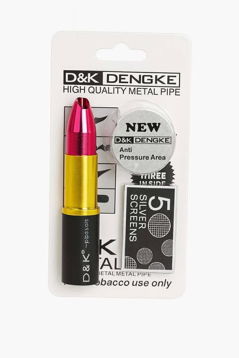 D&K Lipstick Metal Pipe – Portable Stealth Design