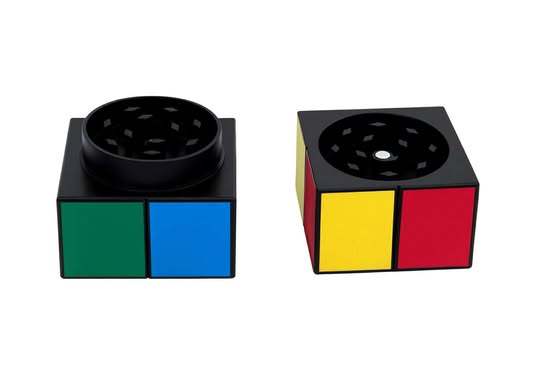 Rubik-Style Stealth Herb Grinder (2×2 Cube)