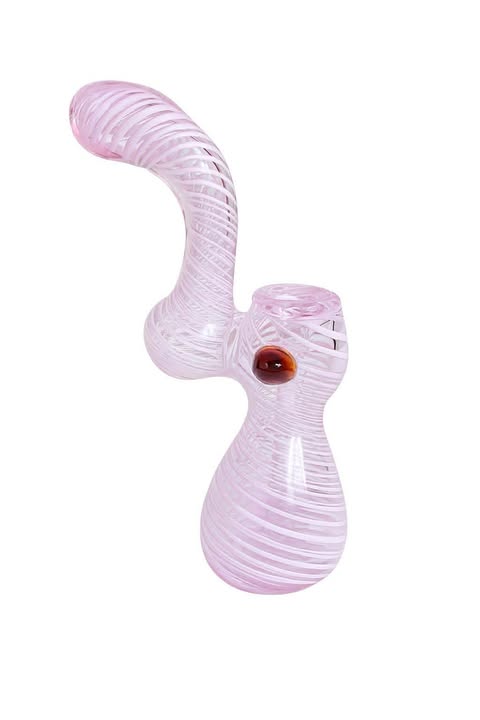 Pink Swirl Sherlock Bubbler  💰 Price
