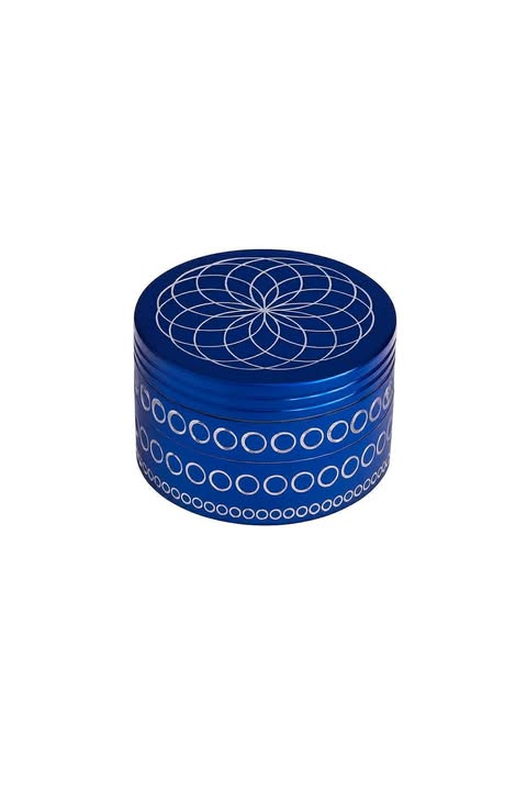 Blue Lotus Aluminum Grinder – 4-Piece
