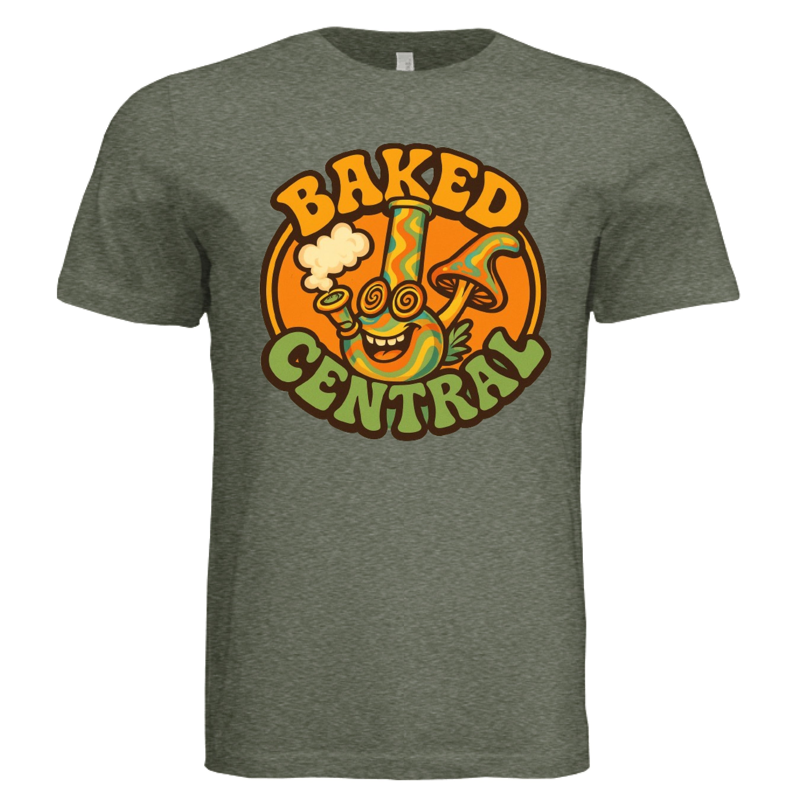 Military Green Triblend - FRONT